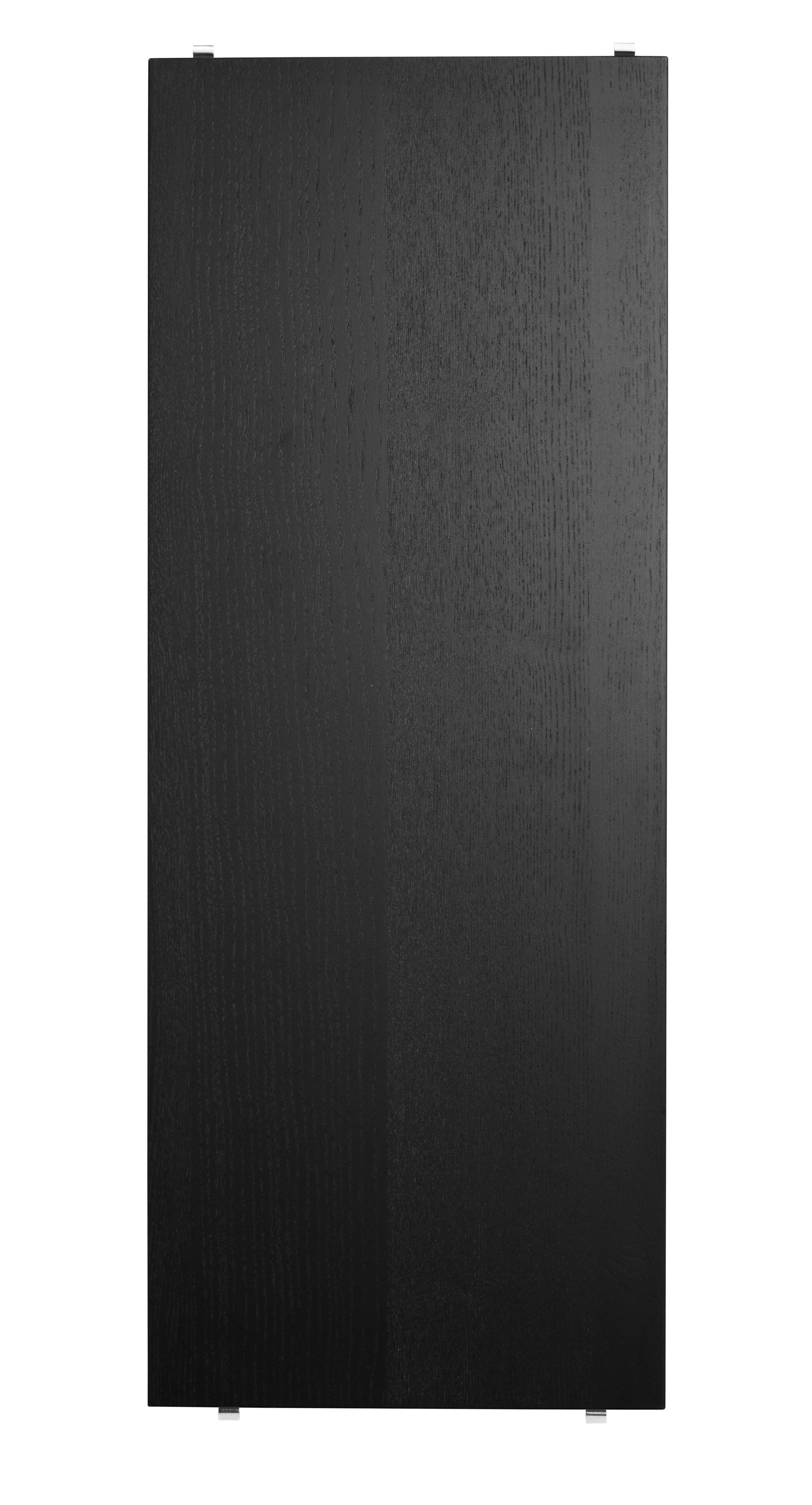 The wooden shelves are available in two widths, 58 and 78 cm, along with two depths, 20 and 30 cm. The shelves fit into wire and plex panels from String® System if the shelves and panels have the same depth. The shelves are flexible and easy to move around to meet your preferences. Create a monochrome shelf or mix shelves in different colours and types of wood. Each packaging contains three shelves and brackets.