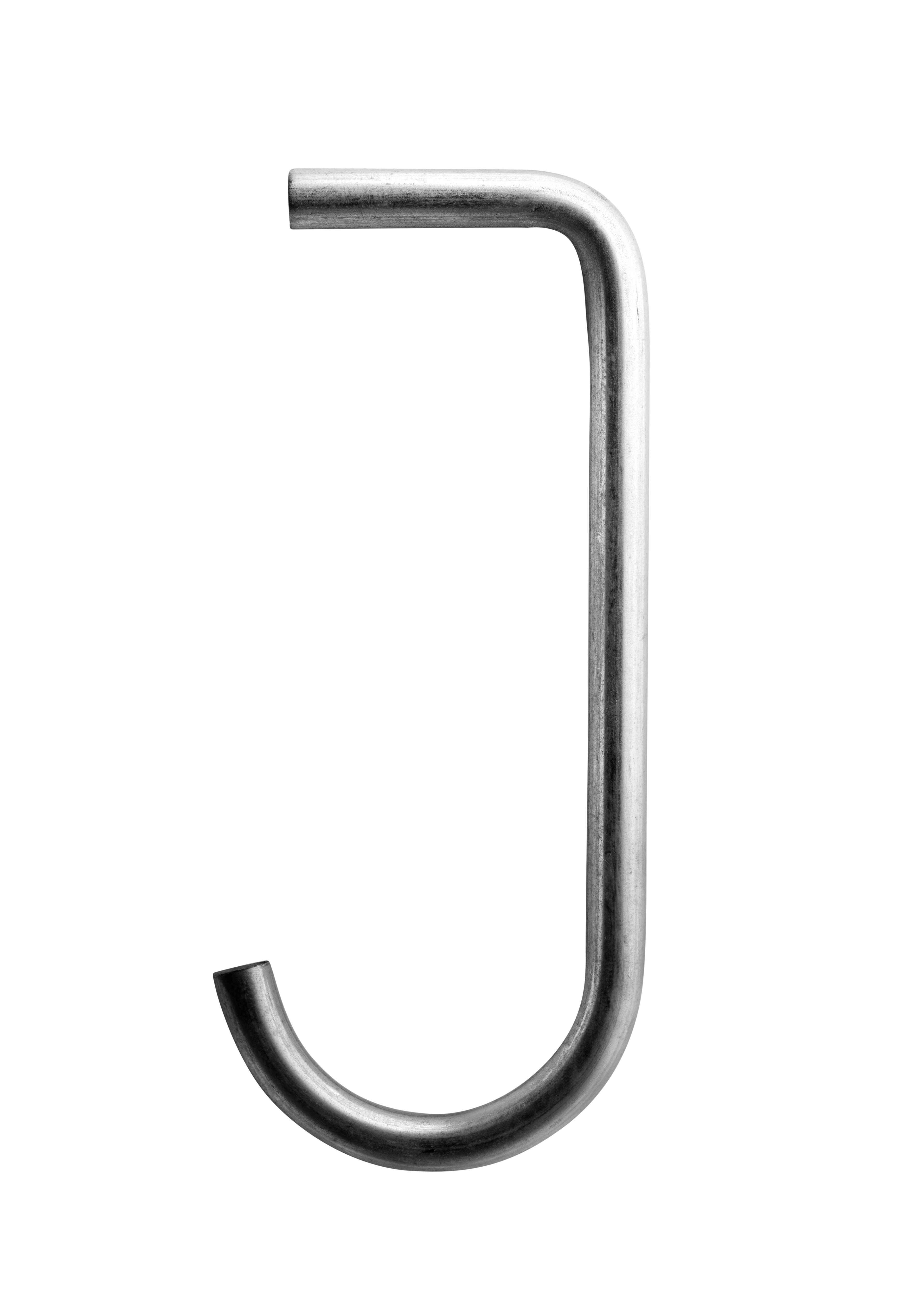 The J hooks are created to optimize a shelving combination and fit together with the metal and galvanized shelves. The J-hooks help you to keep your outerwear and backpack in order, or why not use them to display something more decorative like a hanging pot. Each packaging contains 5 J-hooks.