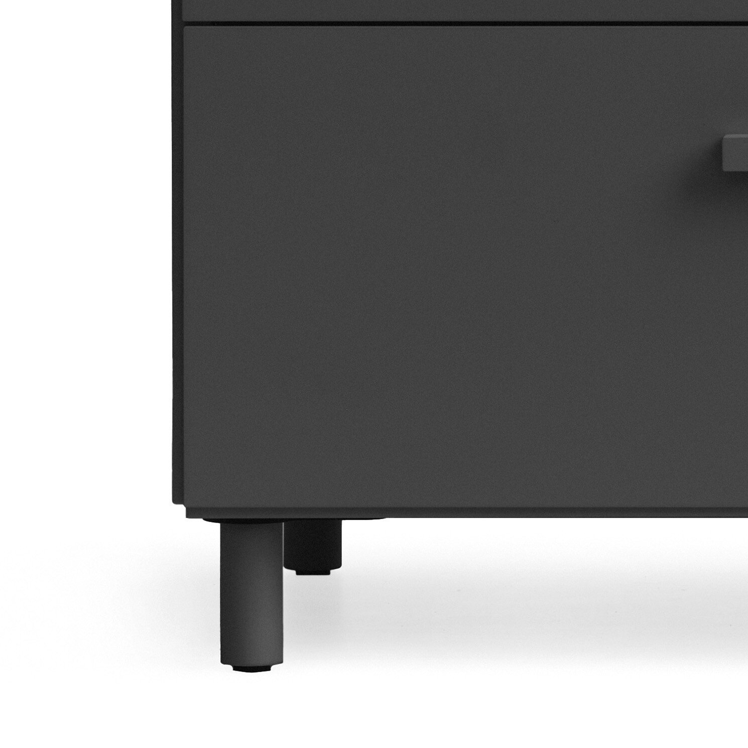 Wide Chest of Drawer from Relief with four drawers. All units from Relief can easily be connected. With five colours and three sizes, you can create multiple unique Relief combinations. The back of Relief is as beautifully designed as the front, making placement creative and fun. The dimensions are w82 x d41 x h92.5 cm. Each drawer's inner dimensions are w74 x d36.3 x h17 cm. Relief is delivered unassembled.