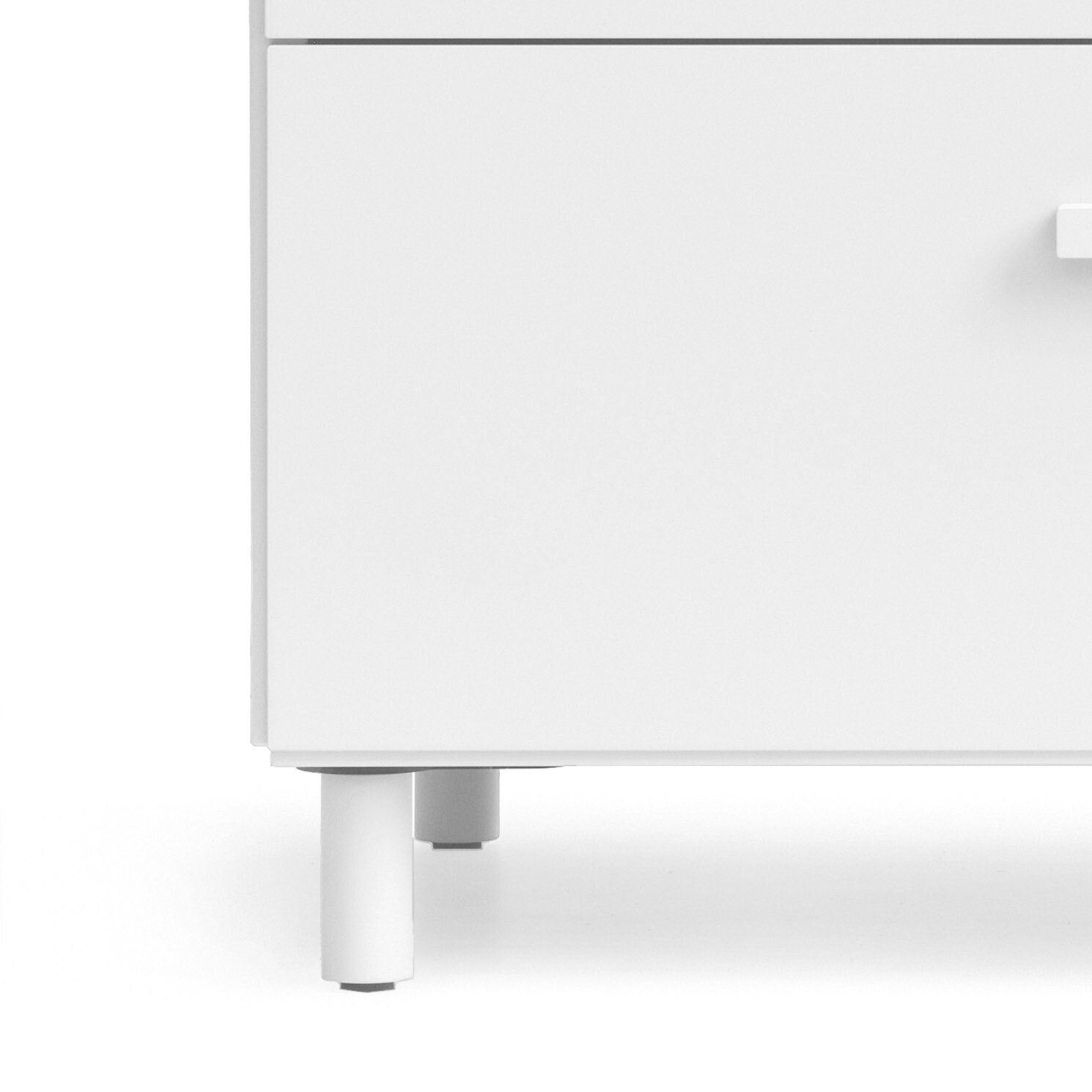 Tall Chest of Drawer from Relief with five drawers. All units from Relief can easily be connected. With five colours and three sizes, you can create multiple unique Relief combinations. The back of Relief is as beautifully designed as the front, making placement creative and fun. The dimensions are w41 x d41 x h115 cm. Each drawer's inner dimensions are w33 x d36.3 x h17 cm. Relief is delivered unassembled.